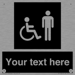 Custom information: black panel disabled and male